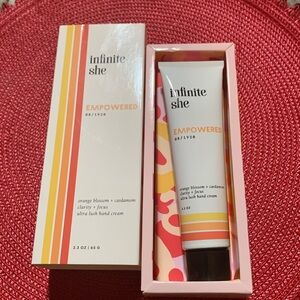Infinite She “Empowered” Ultra Lush Hand Cream 2.3 oz. New in Box (never opened)